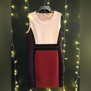 Calvin Klein color block dress